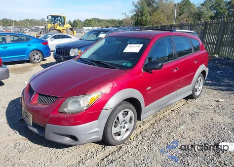 2004 Pontiac Vibe z USA, uszkodzony, nr VIN 5Y2SL62814Z461022